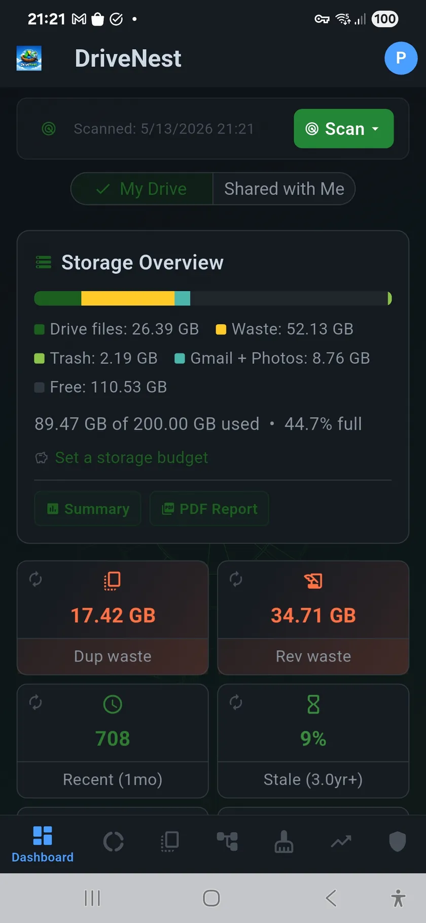 DriveNest app screenshot